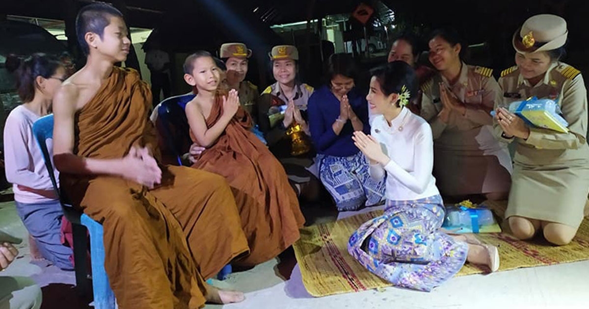 เจ้าคุณพระสินีนาฏ ปวารณาตนเป็นโยมอุปัฏฐาก สามเณรอุทุมพร หลังได้ฟังสวดปาฏิโมกข์