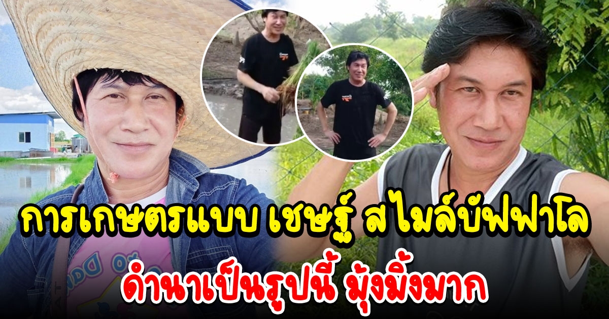 การเกษตรแบบ เชษฐ์ สไมล์บัฟฟาโล