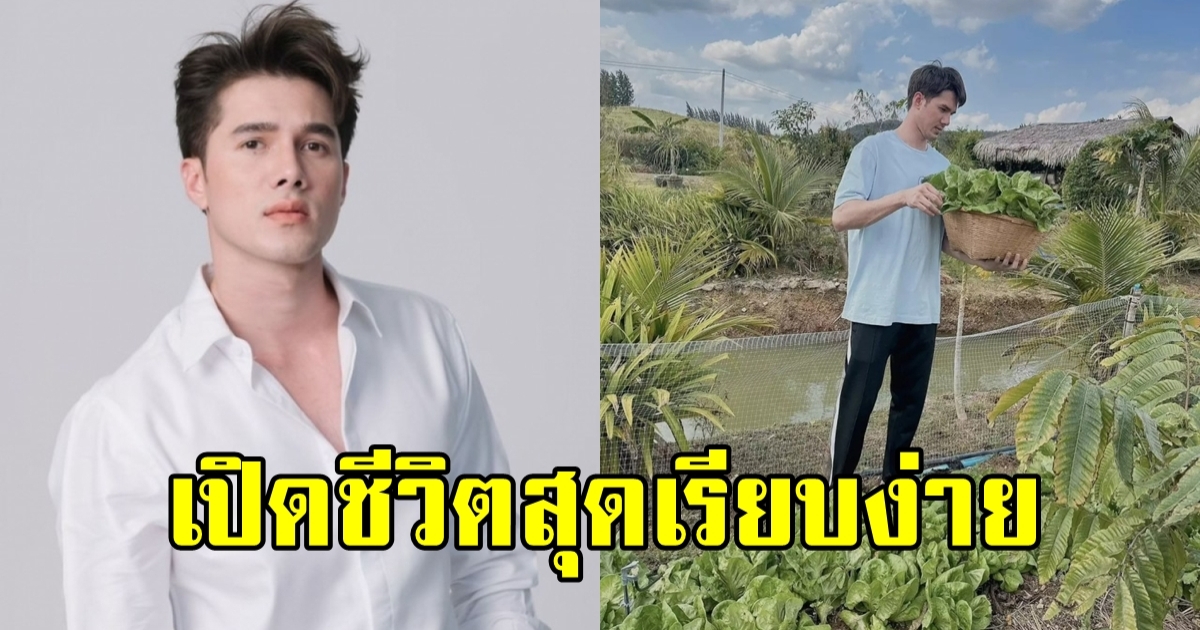 มิกค์ ทองระย้า เผยภาพแต่งตัวชิลๆ ใช้ชีวิตนอกจอ เก็บผักใช้ชีวิตเรียบง่าย