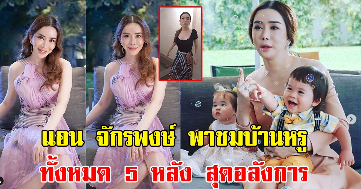 แอน จักรพงษ์ พาชมบ้านหรู ทั้งหมด 5 หลัง สุดอลังการ