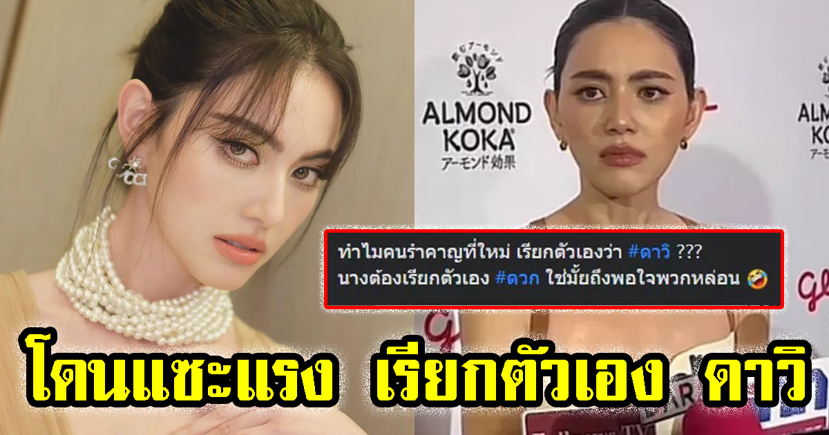 ใหม่ ดาวิกา โดนแซะแรง หลังเรียกตัวเองว่า ดาวิ